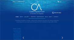 Desktop Screenshot of customaquarium.com